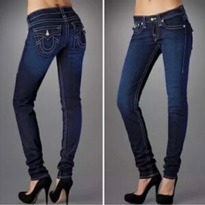 Y2K True Religion Julie Low Rise Skinny Jeans